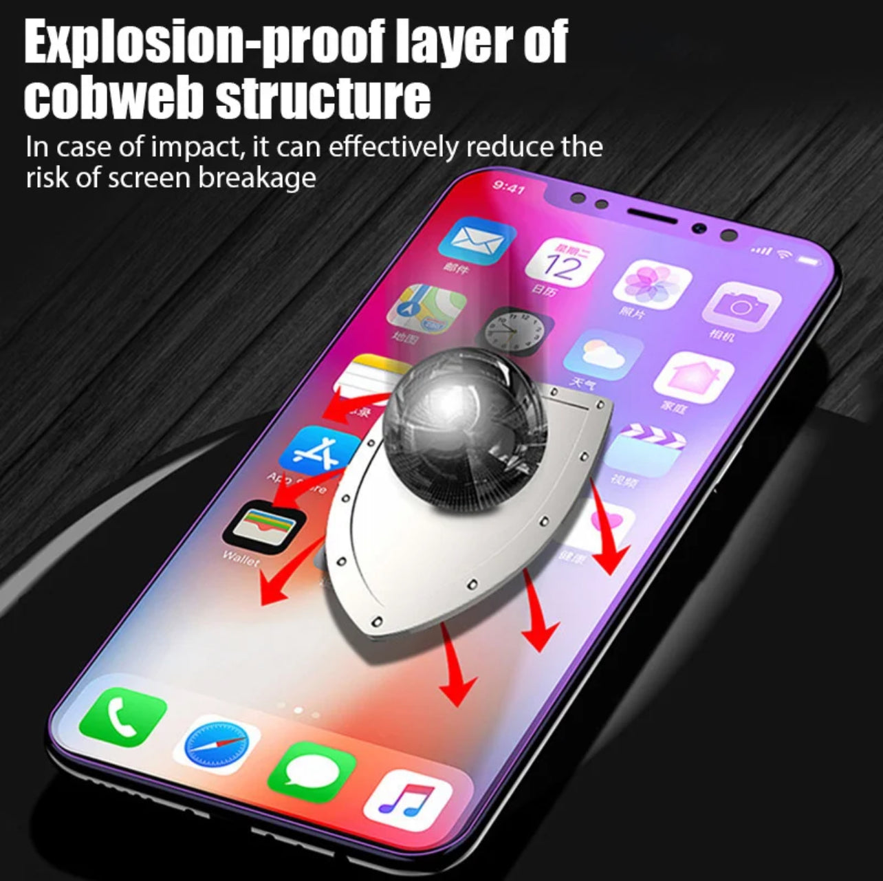 PJun Branded Violet Anti-Blue Light Glass Screen Protector 2pcs- iPhone PJun Branded Violet Anti-Blue Light Glass Screen Protector 2pcs- iPhone